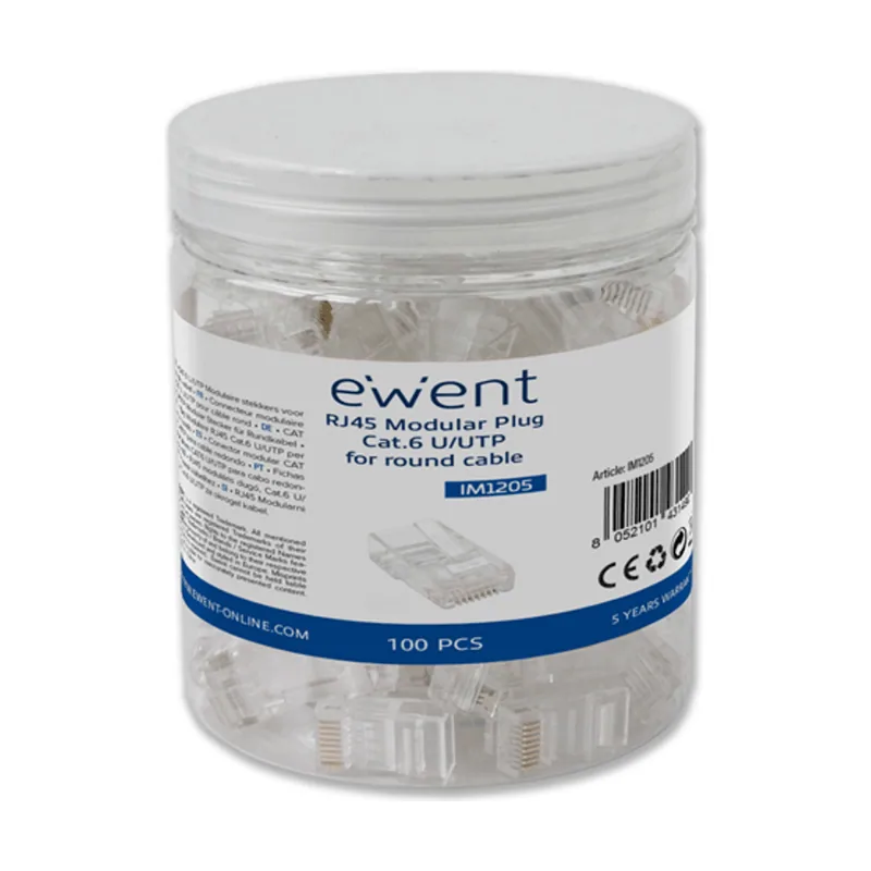 Eminent-Ewent Ewent Conector Modular CAT 6 U/UTP