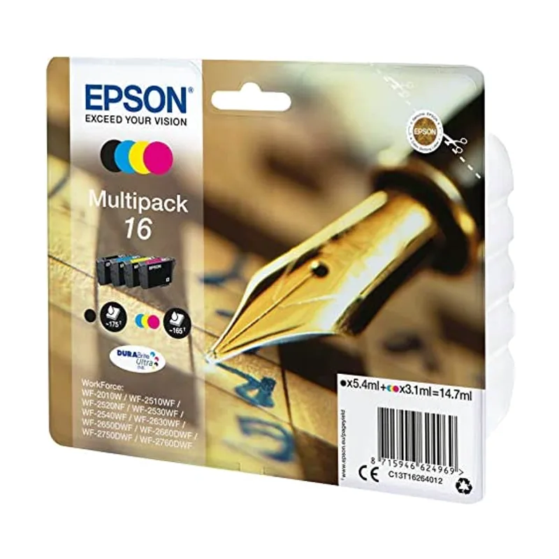 Epson Cartucho Multipack 16 4 Colores T1626 C13T16264012