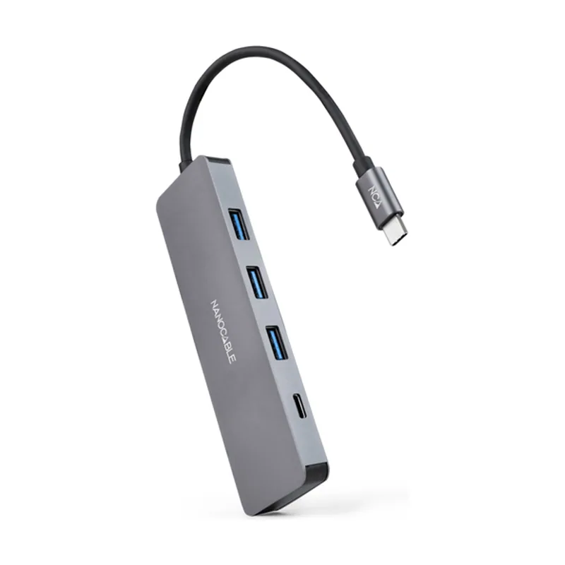 Nanocable HUB USB-C a 3xUSB 3.0/H+1xUSB-C/H