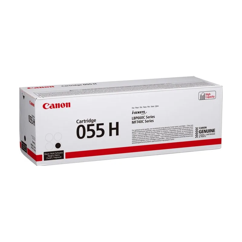 Canon Cartridge 055 H BK LBP Cart 055BK High YEI LD
