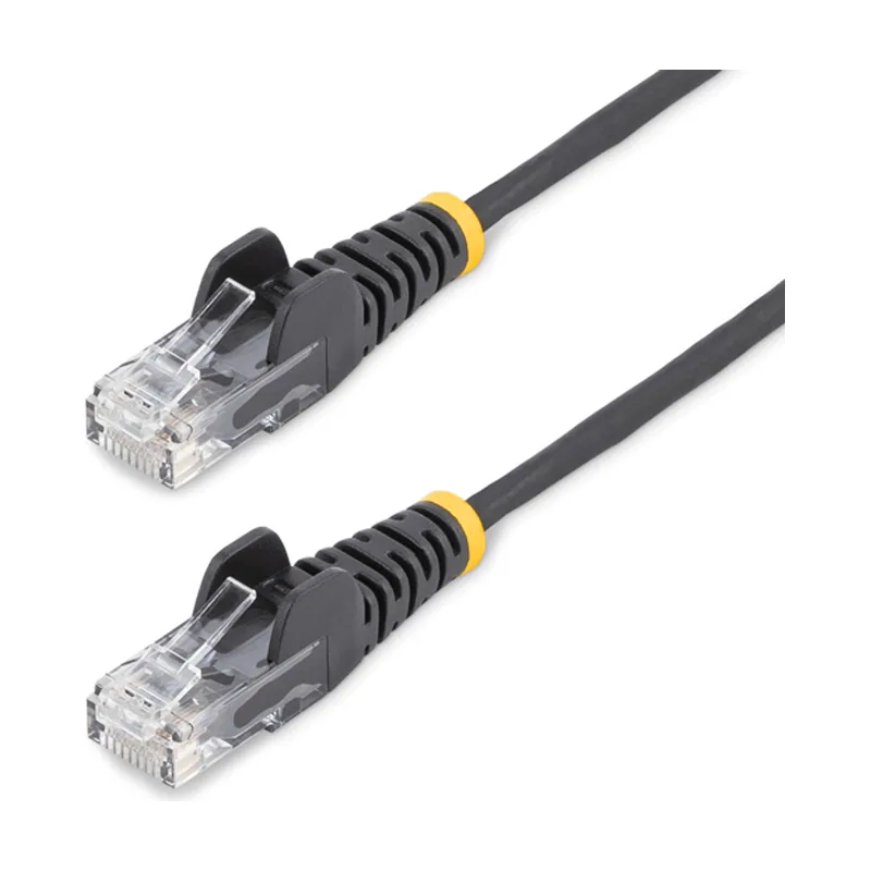 Startech Cable Black Slim CAT6 Patch Cord