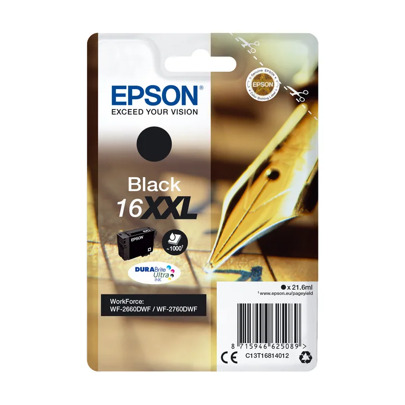 Epson Cartucho Negro 16XXL Workforce 2660DWF