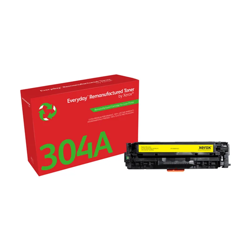 Xerox Everyday Toner para HP 304A LaserJet CP2025 CC532A CRG118Y GPR44Y