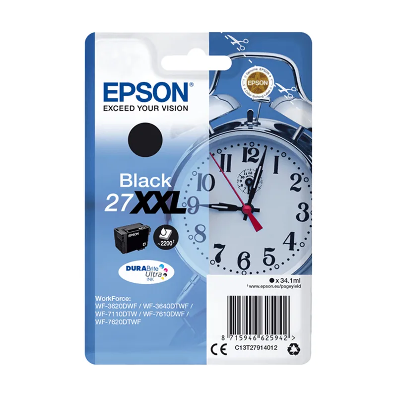 Epson Cartucho Negro 27XXL C13T27914012