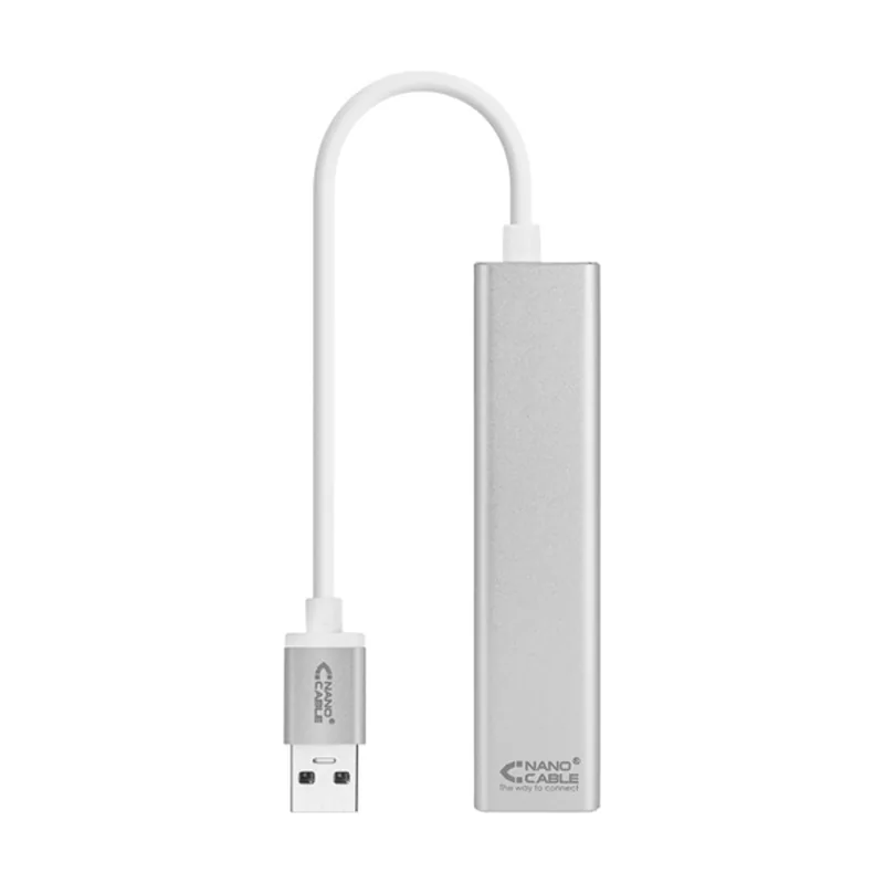 Nanocable Conversor USB3.0 ETHERNET+3xUSB 3.0