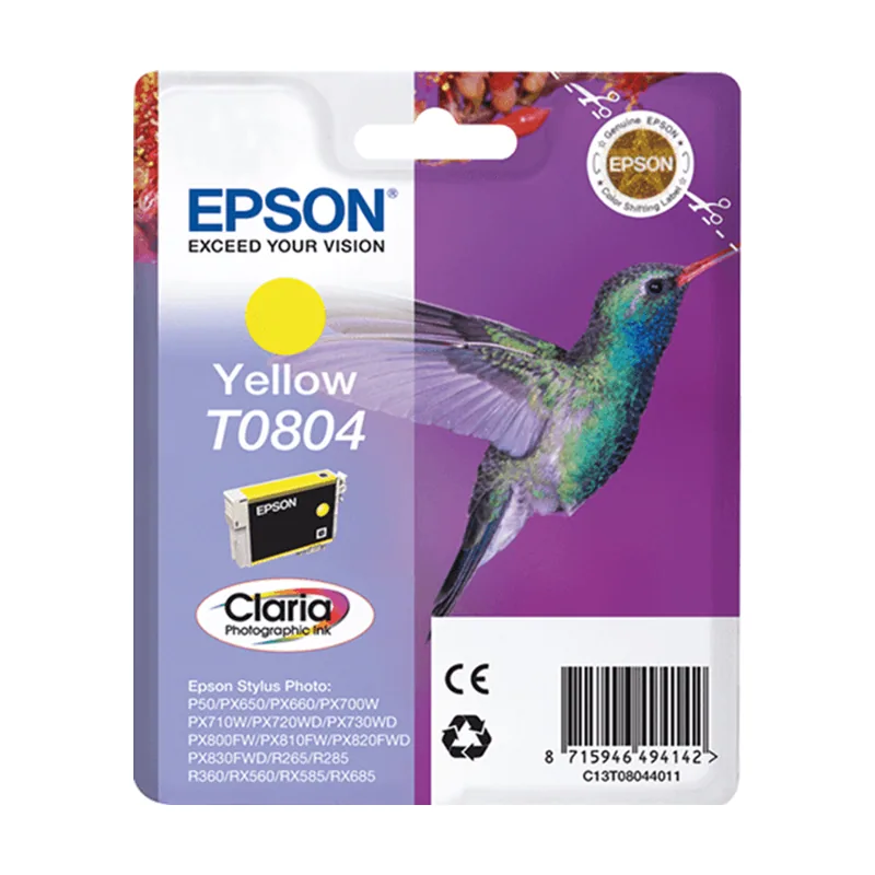 Epson Cartucho Amarillo T0804 C13T08044011