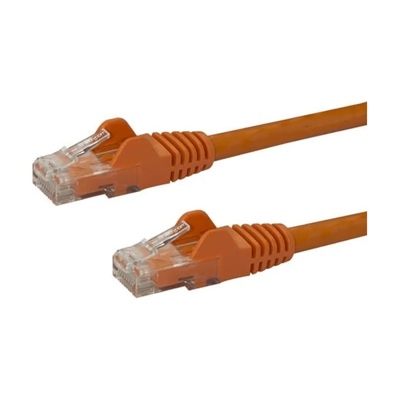 Startech 0.5m Orange Snagless Cat6 Patch Cable
