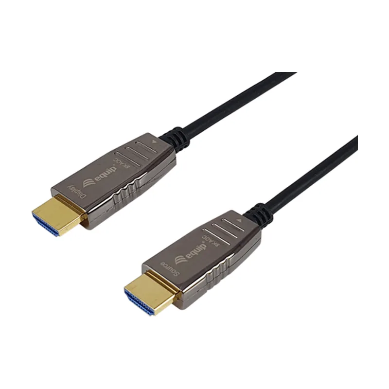 Equip Cable HDMI Activo Optico 2.1 15m 8K 60Hz 48Gbps