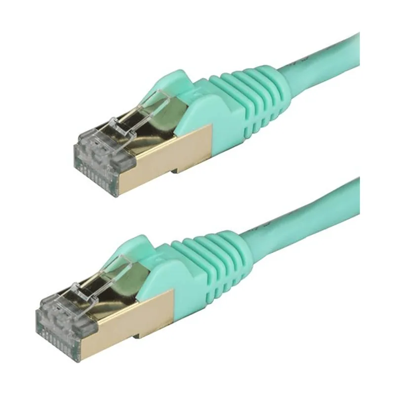 Startech Cable 3M RED Ethernet RJ45 STP CAT6A Snagless Aguamari NA