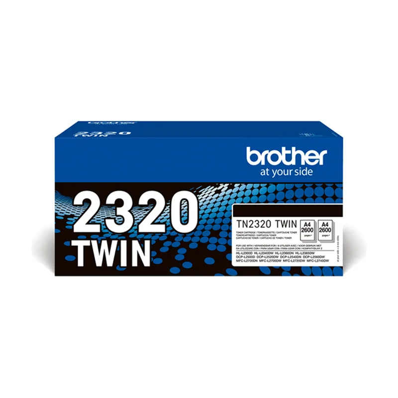 Brother Toner/TN2320TWIN Black 2x2600p