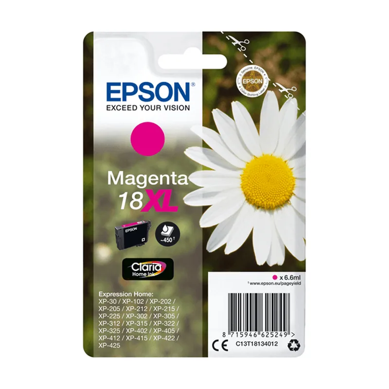 Epson Cartucho Magenta XL XP-102/205/305/405 C13T18134012