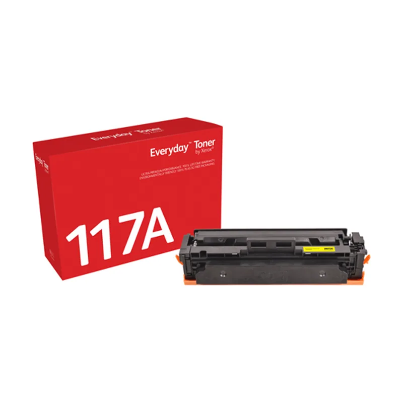 Xerox Qd Yllw TonerCom w/HP 117A W2072A StdCap