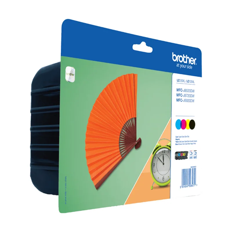 Brother Pack Cartuchos LC129XLVALBP NEGRO,CYAN,MAGENTA,AMARILLO