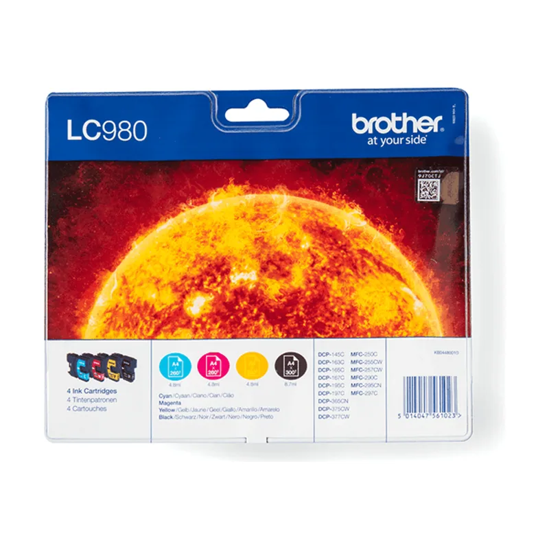 Brother Cartucho Multipack LC980