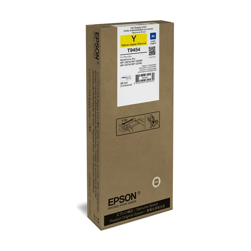 Epson Cartucho Amarillo XL WF-C5XXX