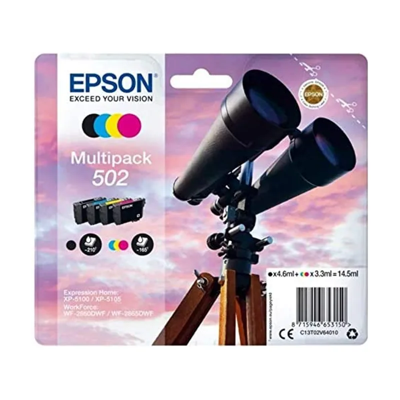 Epson Binoculars Multipack 4-COLOURS 502 INK