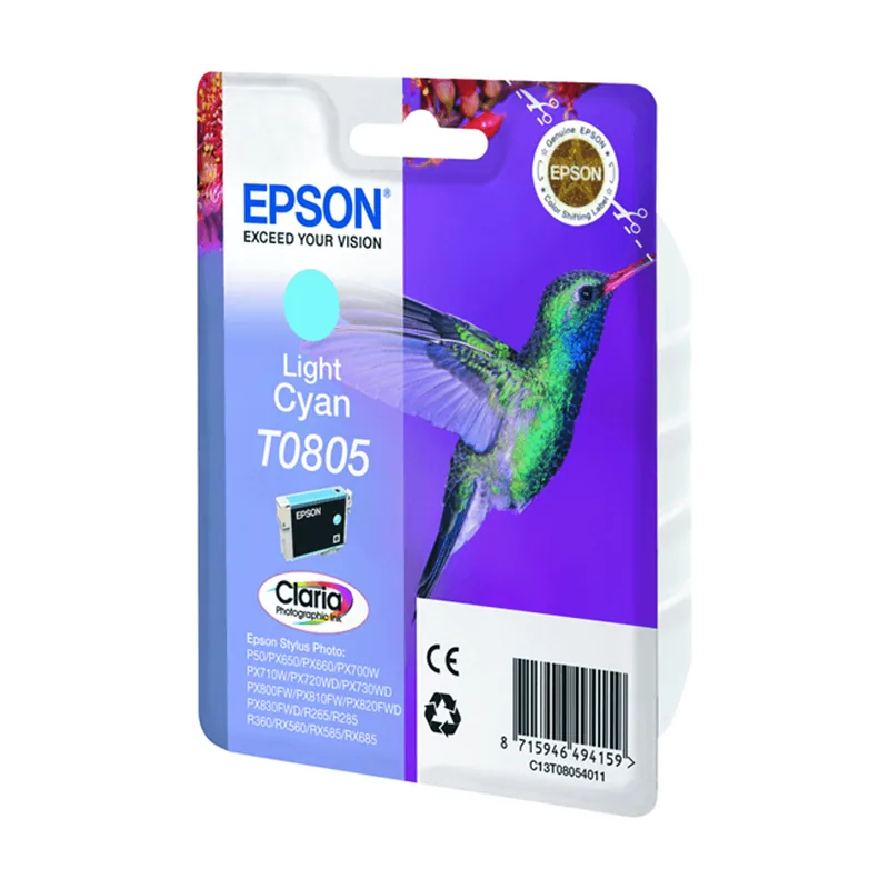 Epson Cartucho Cyan Claro PX660/PX720WD C13T080540