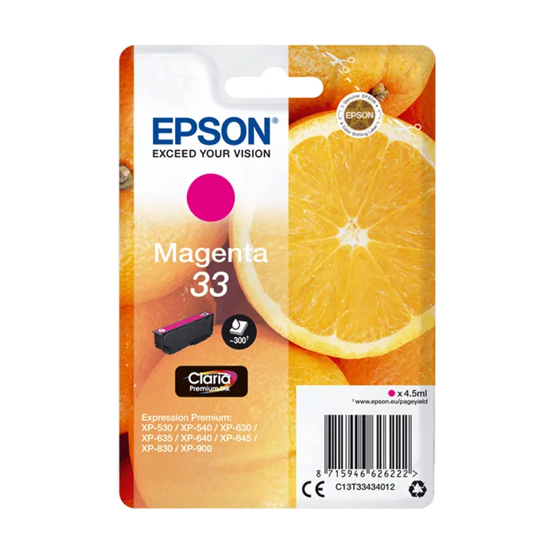 Epson Sglpck Magenta 33 PREM.INK
