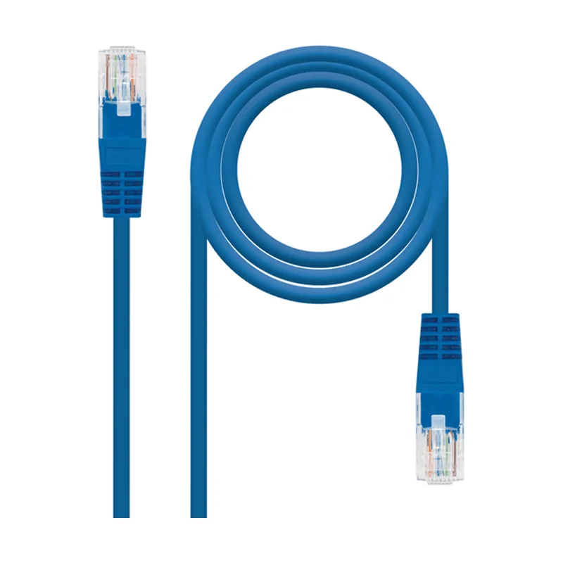 Nanocable Latiguillo RJ45 CAT-6 UTP 2MT Azul 10.20.0402-BL