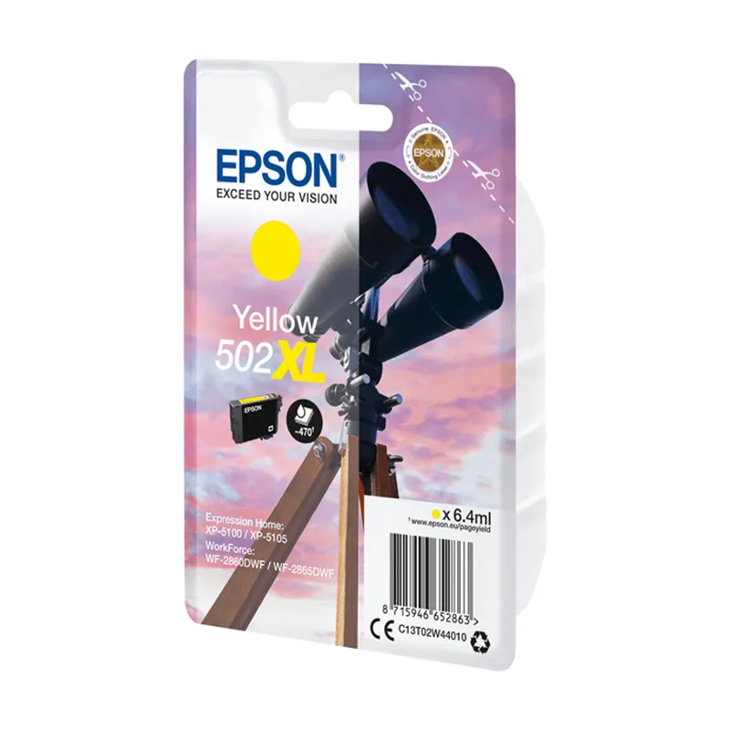 Epson Singlepack Yellow 502XL Ink
