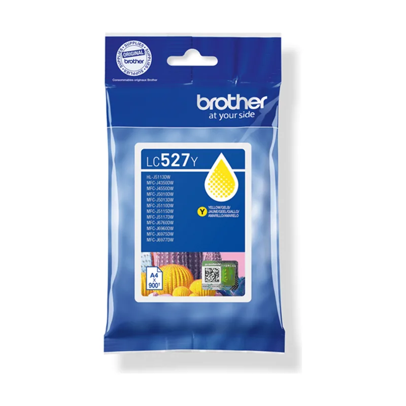Brother Cartucho de tinta amarillo LC527Y 900 paginas