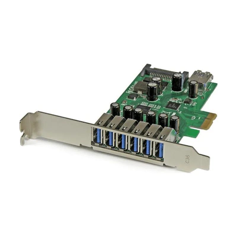 Startech 7 PT Pcie USB 3.0 Adapter Card Sata Power Uasp Suppo RT