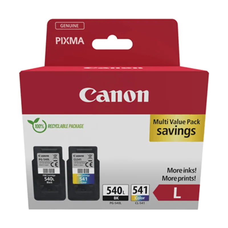 Canon Multipack PG540L/CL541XL + Papel