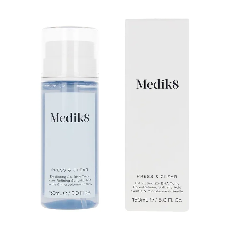 Medik8 PRESS & GLOW tónico exfoliante diario PHA con activador enzimático 150 ml