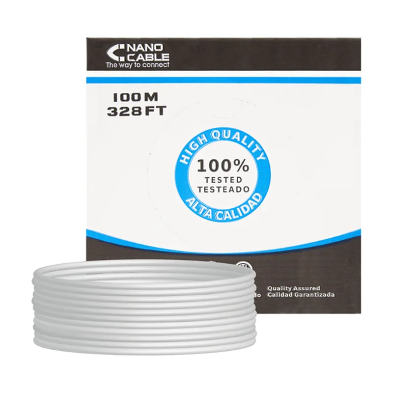 Nanocable Bobina Cable RJ45 CAT6 FTP 100Mts 100%