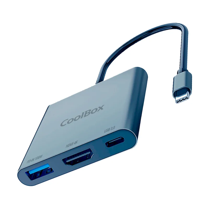 Coolbox Minidock C31 USB-C 1PD100W/1USB-A/1HDMI