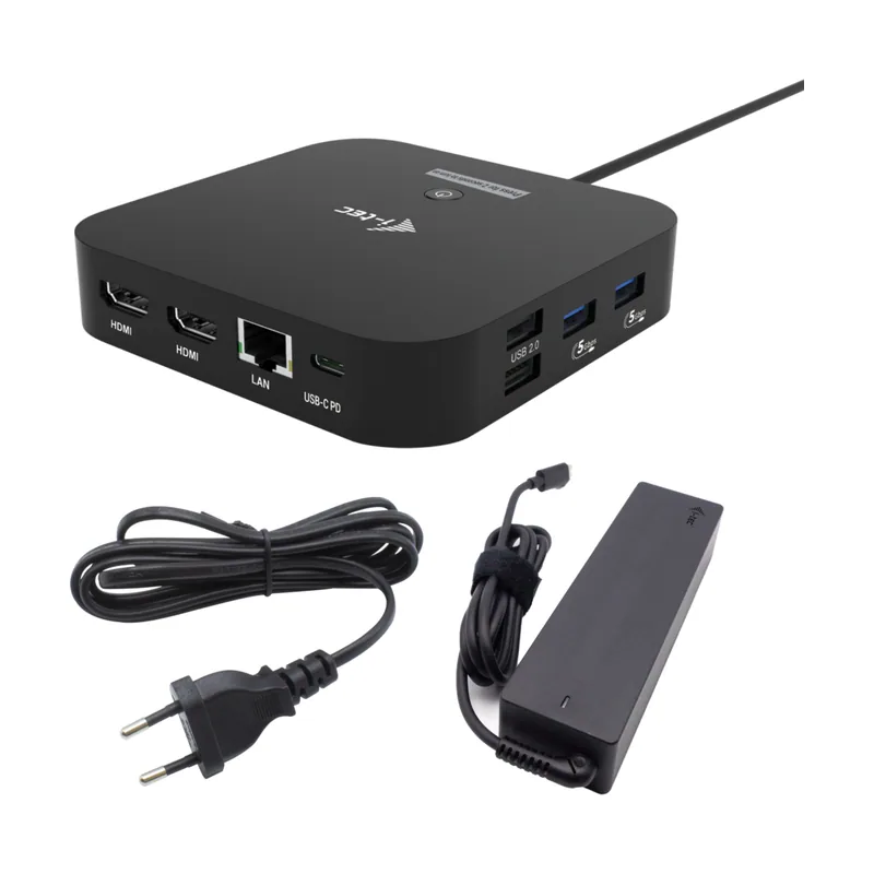 I-TEC USB-C HDMI Docking Station with Power Delivery 100W i-tec Universal Charger 100W