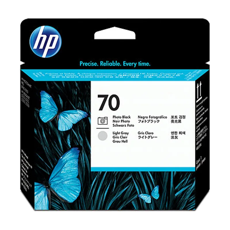 HP No 70 Printhead/Photo Black+LightGrey