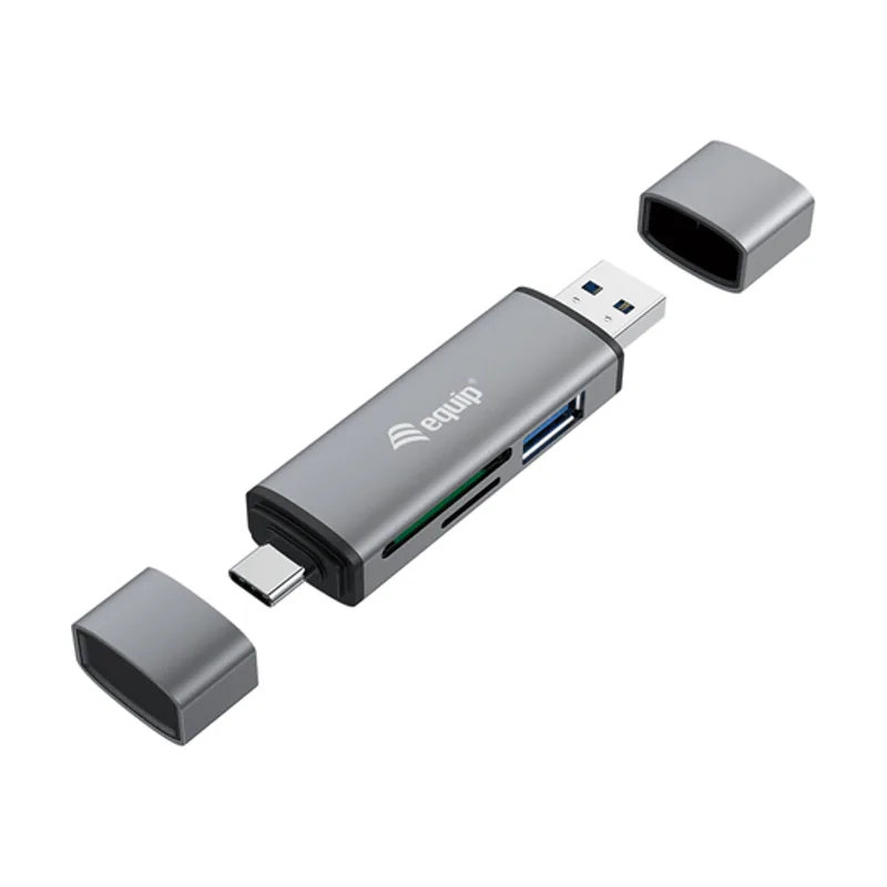 Equip Card Reader Externo Conceptornic USB 3.0 Doble Conexion USB & USB-C OTG
