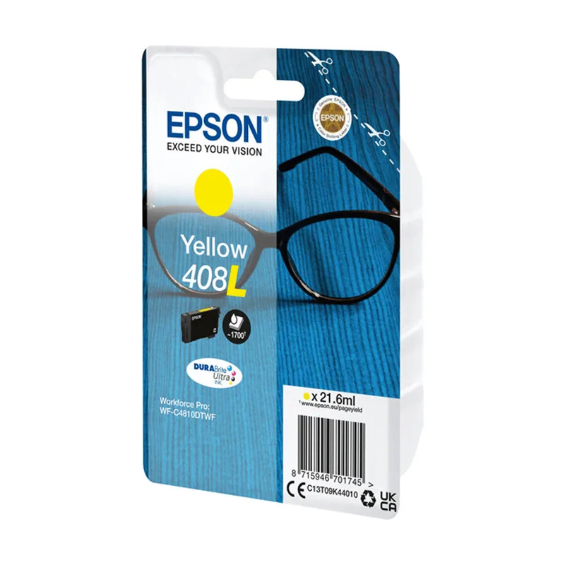 Epson Ink/Singlepack Yellow 408L DURABrite Ult