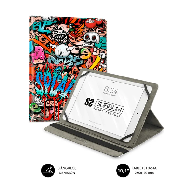 Subblim Funda Tablet 10,1" Graffiti