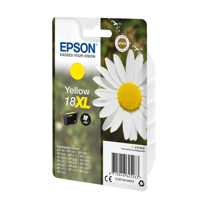 Epson Cartucho Amarillo XL XP-102/205/305/405 C13T18144012