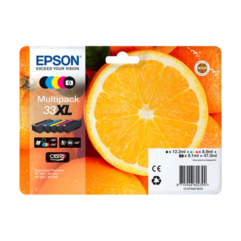 Epson Sglpck Photo Blck 33XL PREM.INK Photo Blck Standard XL
