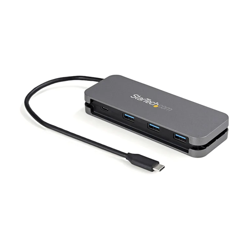 Startech Hub Ladr n USB C de 4 Puertos 3xA 1xC