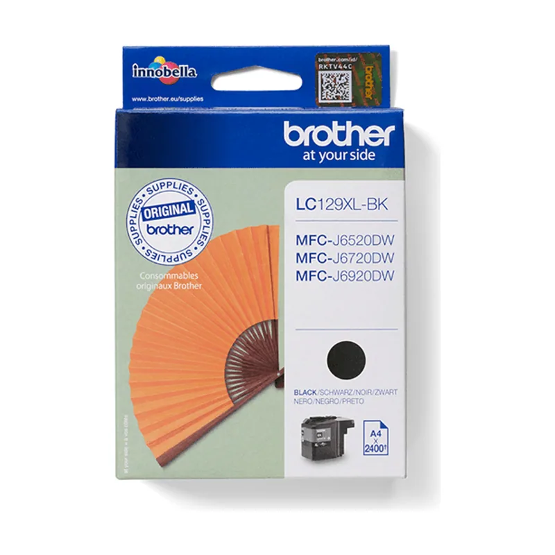 Brother Toner LC129XLBK Negro MFCJ6720DW MFCJ6920DW MFC6520DW 2400PAG