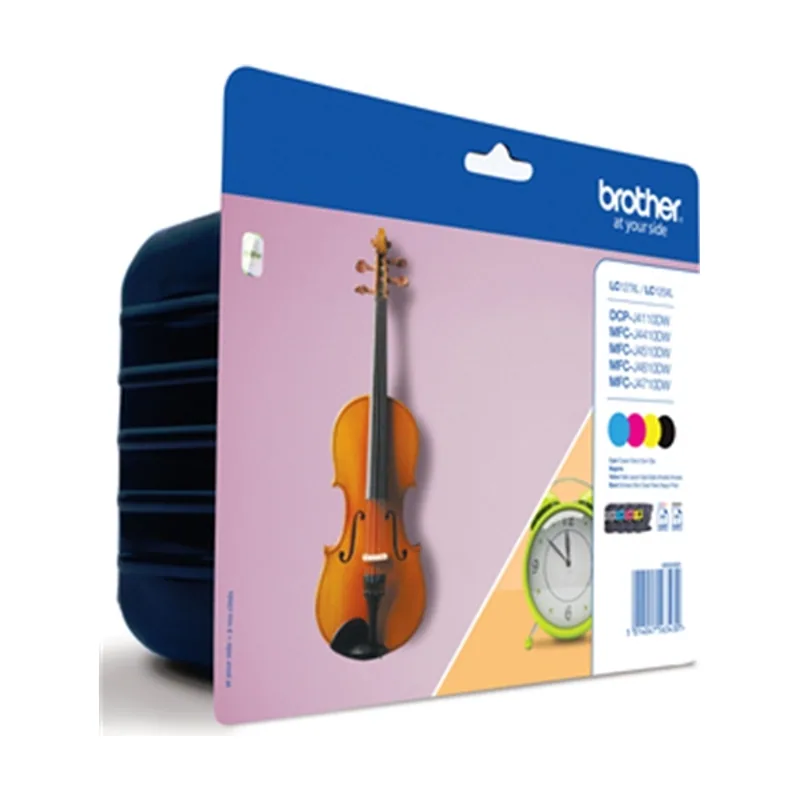 Brother Pack Cartuchos LC127XLVALBP Larga Duracion NEGRO,AMARILLO,CYAN,MAGENTA