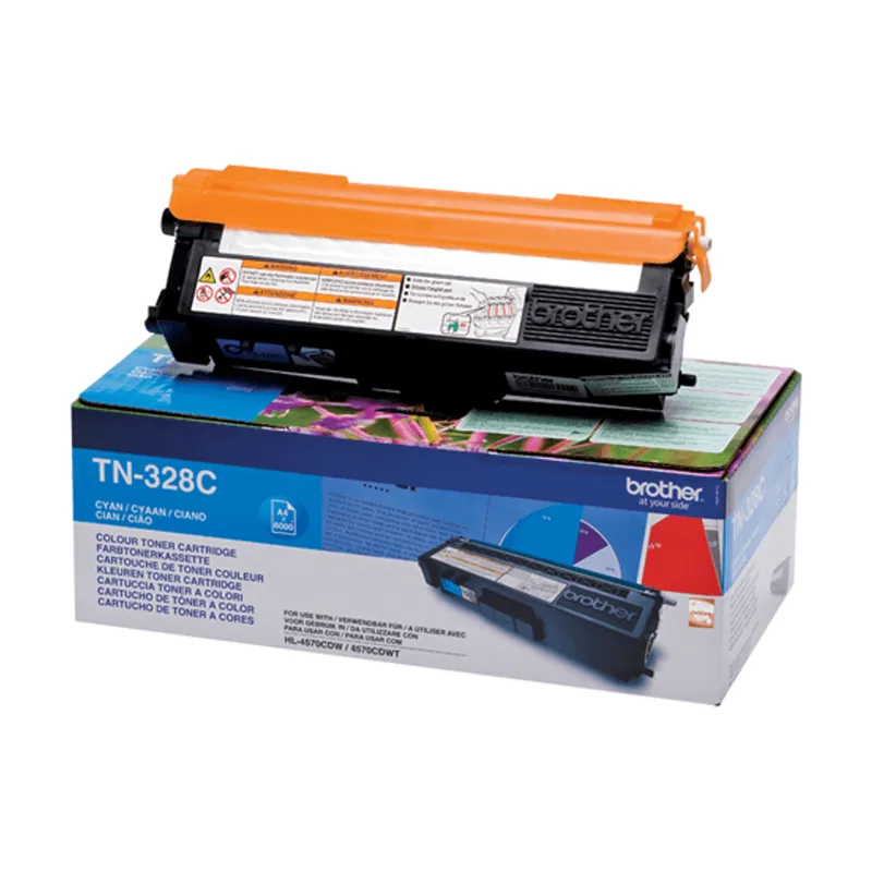 Brother TN-328C Toner Cartridge Cyan F HL-4150CDN/4570CDW/4570CD WT