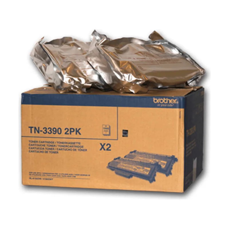 Brother Toner TN3390 Pack 2UD 24000PAG