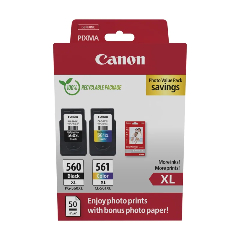 Canon Ink/CRG PG-560XL/CL-561XL Photo Value