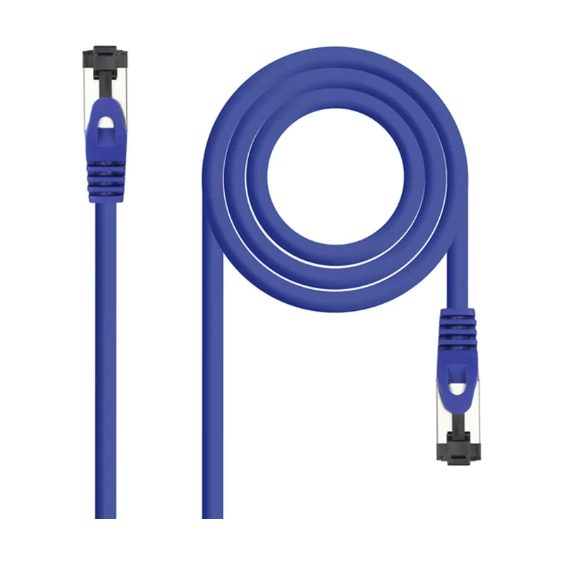 Nanocable Cable red Cat. 8.1 2GHZ SSTP Azul 1m