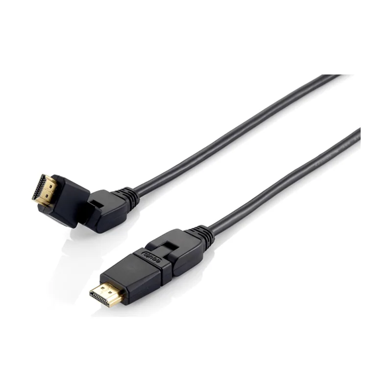 Equip Cable HDMI 2.0 High Speed CON Ethernet 2M Conectores Pivotantes 180º 119362