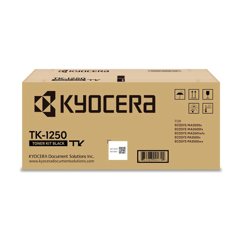 Kyocera TK-1250 Toner 3.000 A4 MA3500x/wx/fx