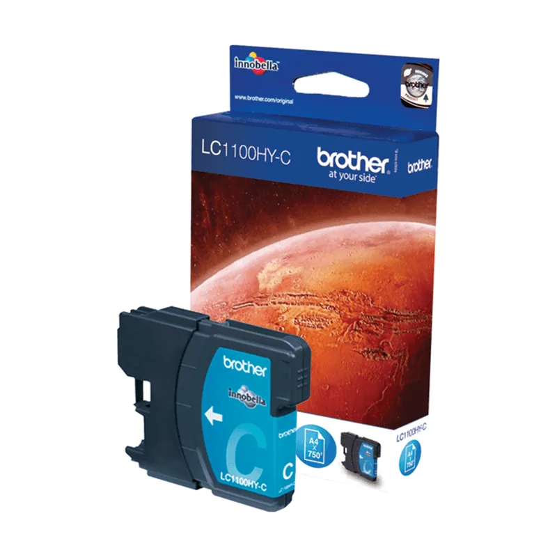 Brother Cartucho Cyan LC1100HYC Alta Capacidad