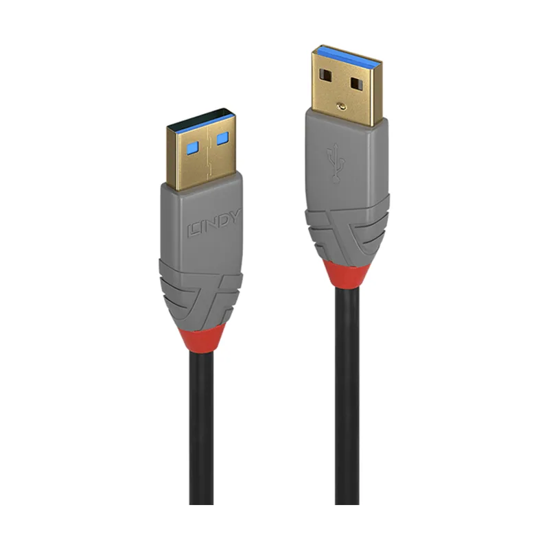 Lindy 1M USB 3.0 Type A CABLE,ANTHRA Line