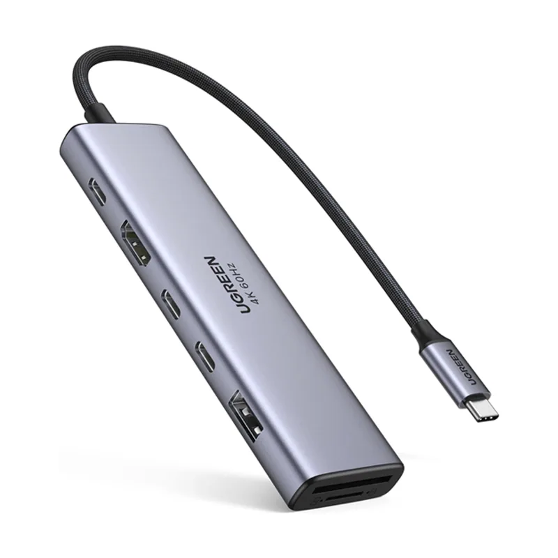 Ugreen HUB 7 IN 1 HDMI 2 X USB C 3.2 1 USB-A 3.2 +SD TF+PD