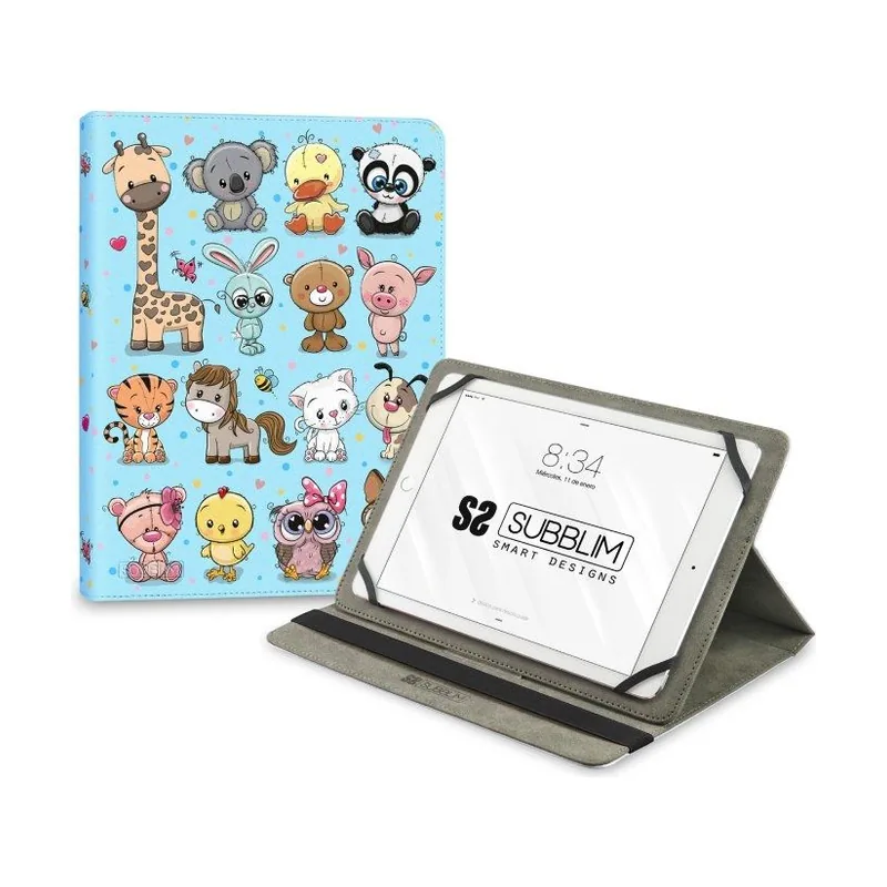 Subblim Funda Tablet Universal Trendy Case Animals 11"